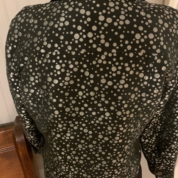 Black & silver light weight jacket - Picture 2 of 8